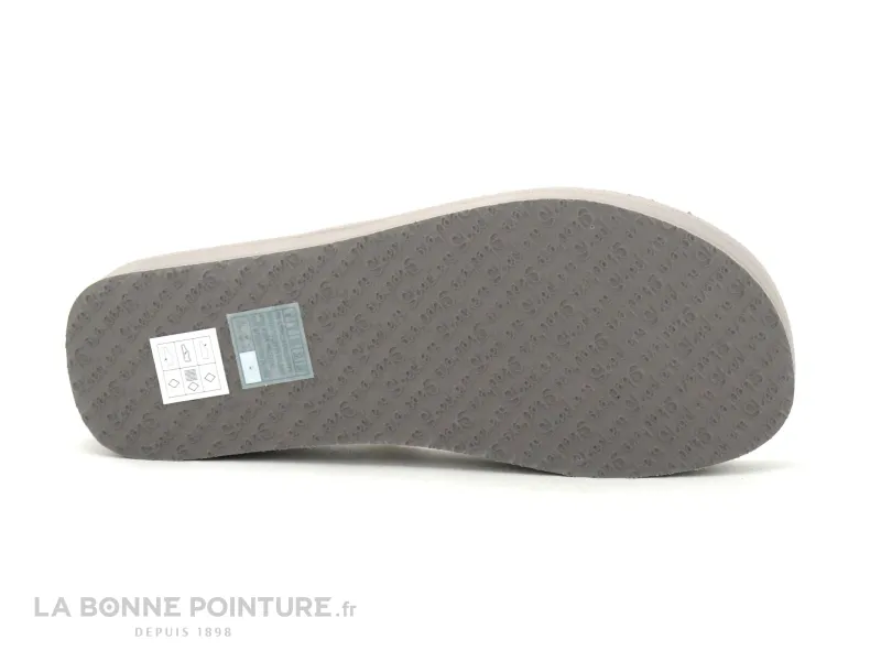 Achat chaussures Skechers Femme Entre-doigts, vente Skechers 119638 - Vinyasa - Wild Daisies - Taupe - Tong beige Femme